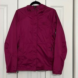 Mountain Hardwear fuchsia rain jacket